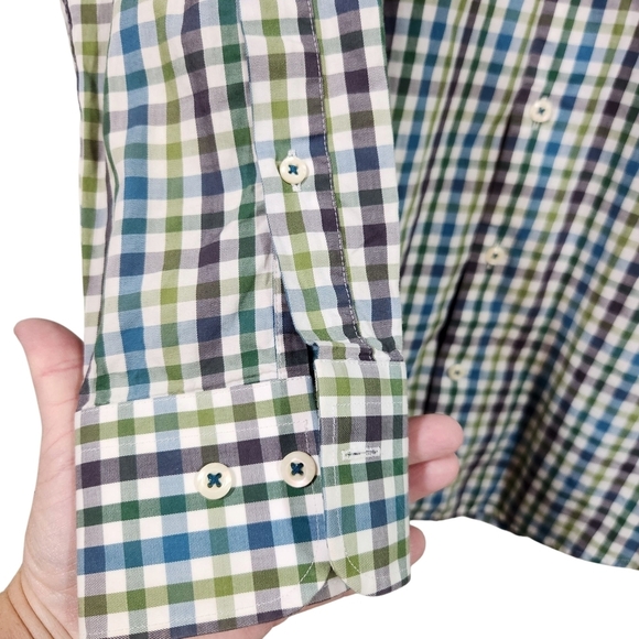 Peter Millar Men's Checkered Shirt, Sz M - Picture 3 of 8